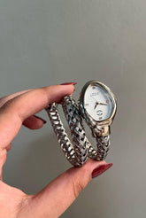 New snake watch in silver